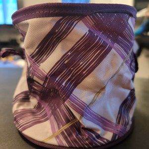 Thirty-One Oh-Snap Bin in Plum Plaid